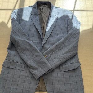 Hugo Boss Light Blue Windowpane Sport Coat